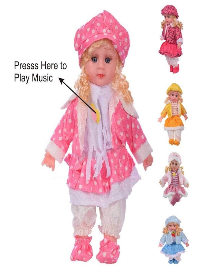 Fovrtye Baby Girl Doll (Stroller Dolls, Toy for Kids 45cm Size Songs Poem Little Happy Toys (Mult Colours) - Image 3